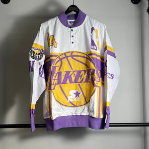 Men's Starter Los Angeles Lakers NBA Pullover Jacket various sizes